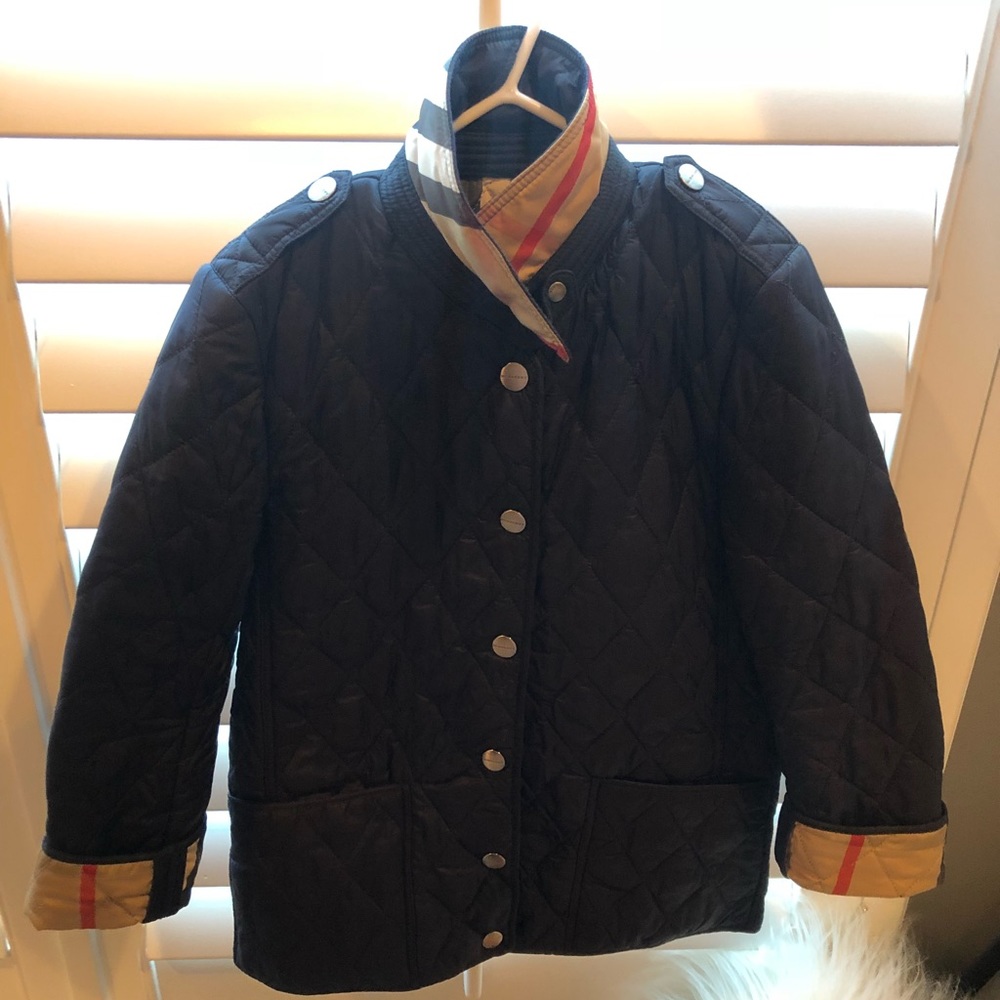 Blue unisex Burberry jacket 🧥